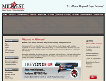 Tablet Screenshot of midwestsign.com